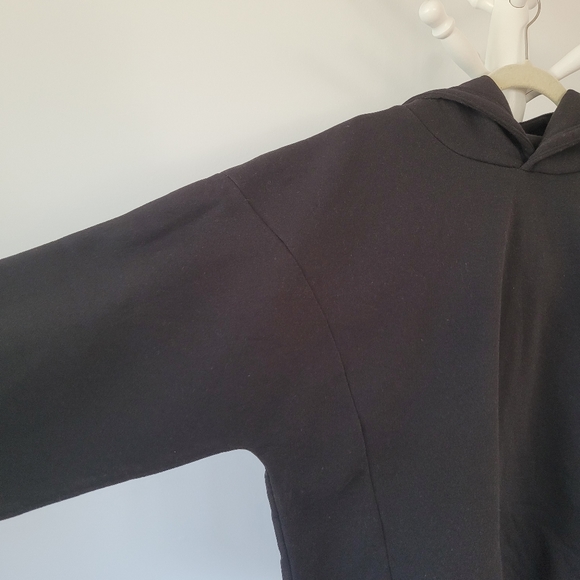 AZUL BY MOUSSY Unique Cut Black High-Low Hoodie - Picture 5 of 8